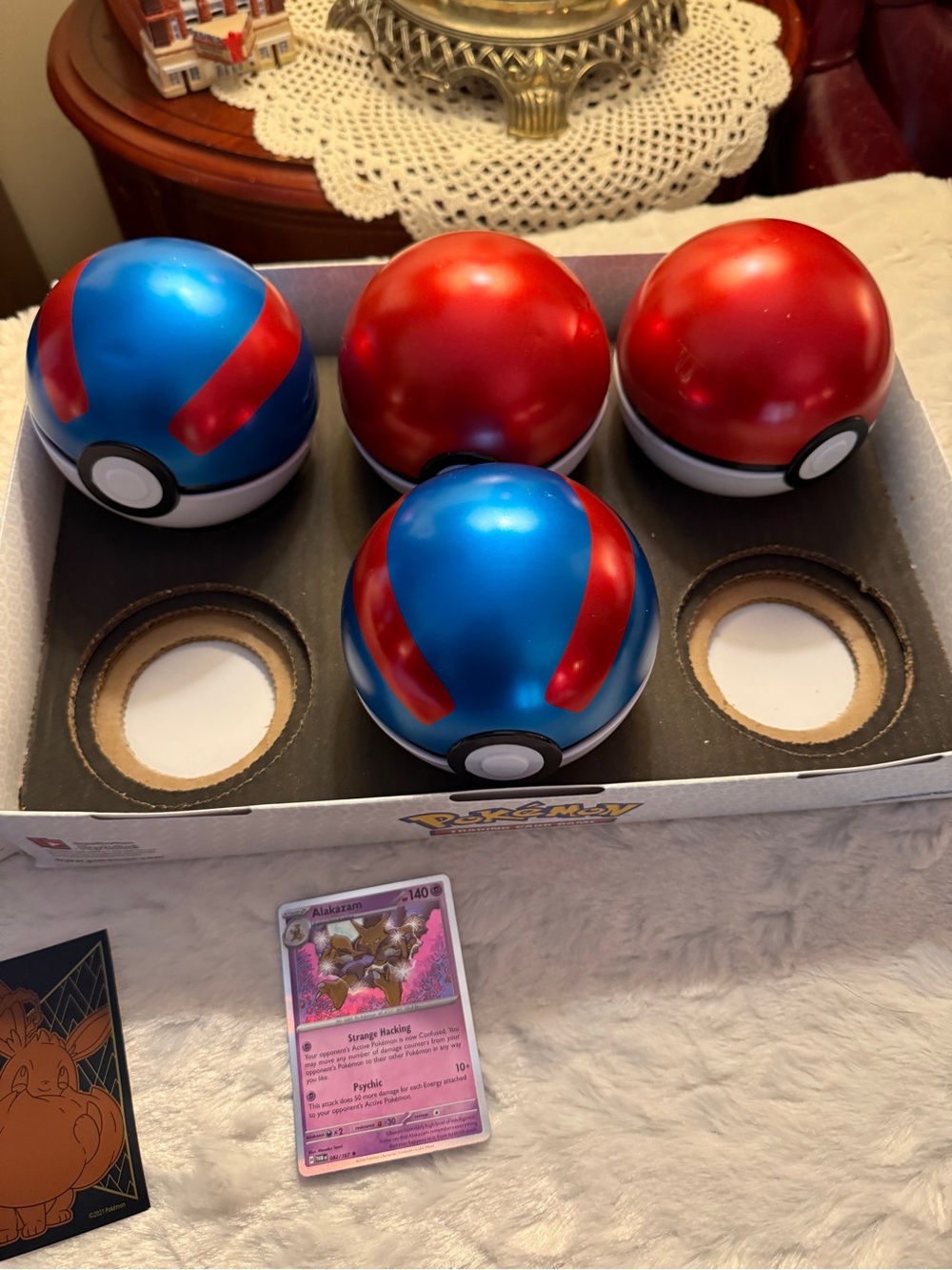 Pokémon Poke Ball Collectible Set - Red, Blue, Black, Gold - Picture 6 of 16